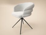 Elin Dining Table with 4 Eira Chairs Set