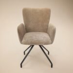 Elin Dining Table with 4 Kora Chairs Set