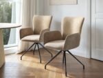 Elin Dining Table with 4 Kora Chairs Set