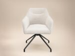 Emil Glass Dining Table with 6 Isla Chairs Set