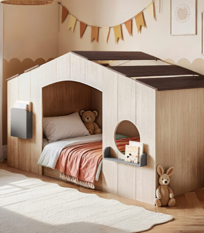 Frankie Wooden House Bed