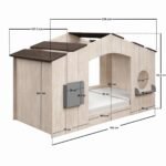 Frankie Wooden House Bed
