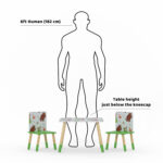 Gruffalo Table and 2 Chairs - Pattern - Image 3