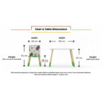 Gruffalo Table and 2 Chairs - Pattern - Image 4