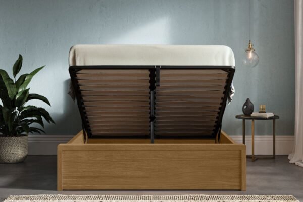 Hampstead Solid Pine Ottoman Bed - Image 3