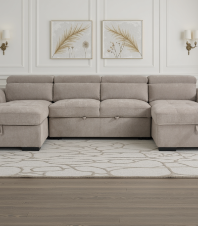 Harbury U Shape Corner Sofa Bed