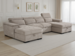 Harbury U Shape Corner Sofa Bed