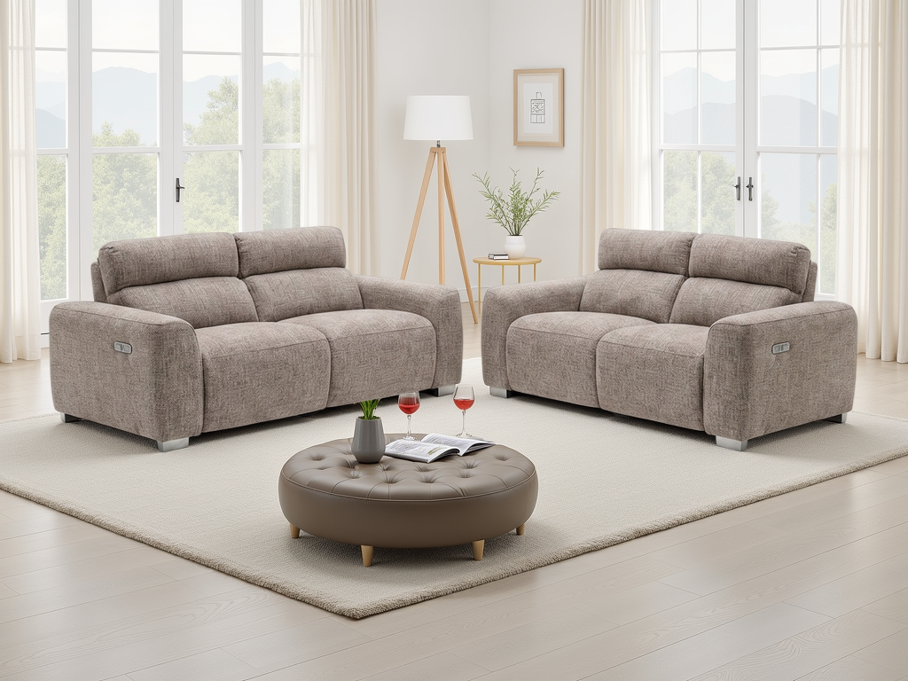 Hartley 3+2 Electric Recliner Sofa Set
