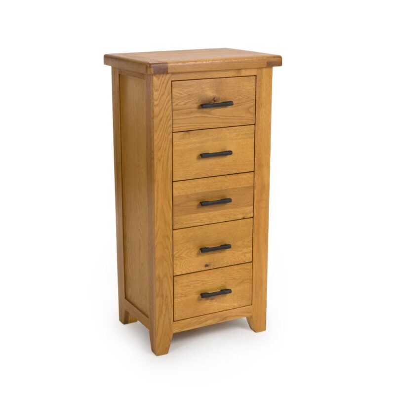 Haworth 5 Drawer Slim Chest