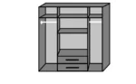 Helston 4 Door Wardrobe