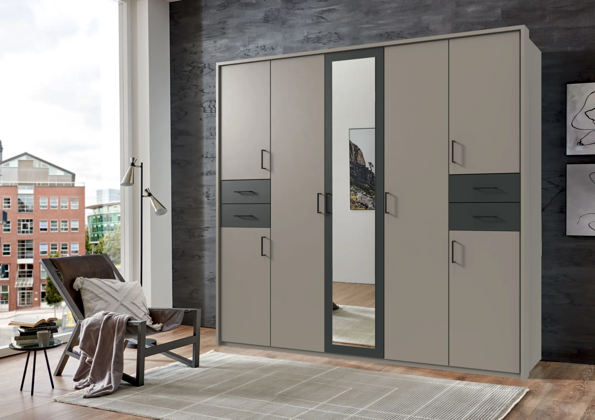 Hornsea 5 Door Wardrobe Hornsea 5 Door Wardrobe
