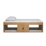 Low Single 3ft Cabin Bed - Oak Effect - Image 3
