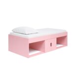 Low Single 3ft Cabin Bed - Pink - Image 2
