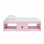 Low Single 3ft Cabin Bed - Pink - Image 3