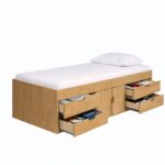 Captain's Single 3ft Cabin Bed - Oak Effect