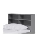 Bookcase Headboard Attachment - Grey