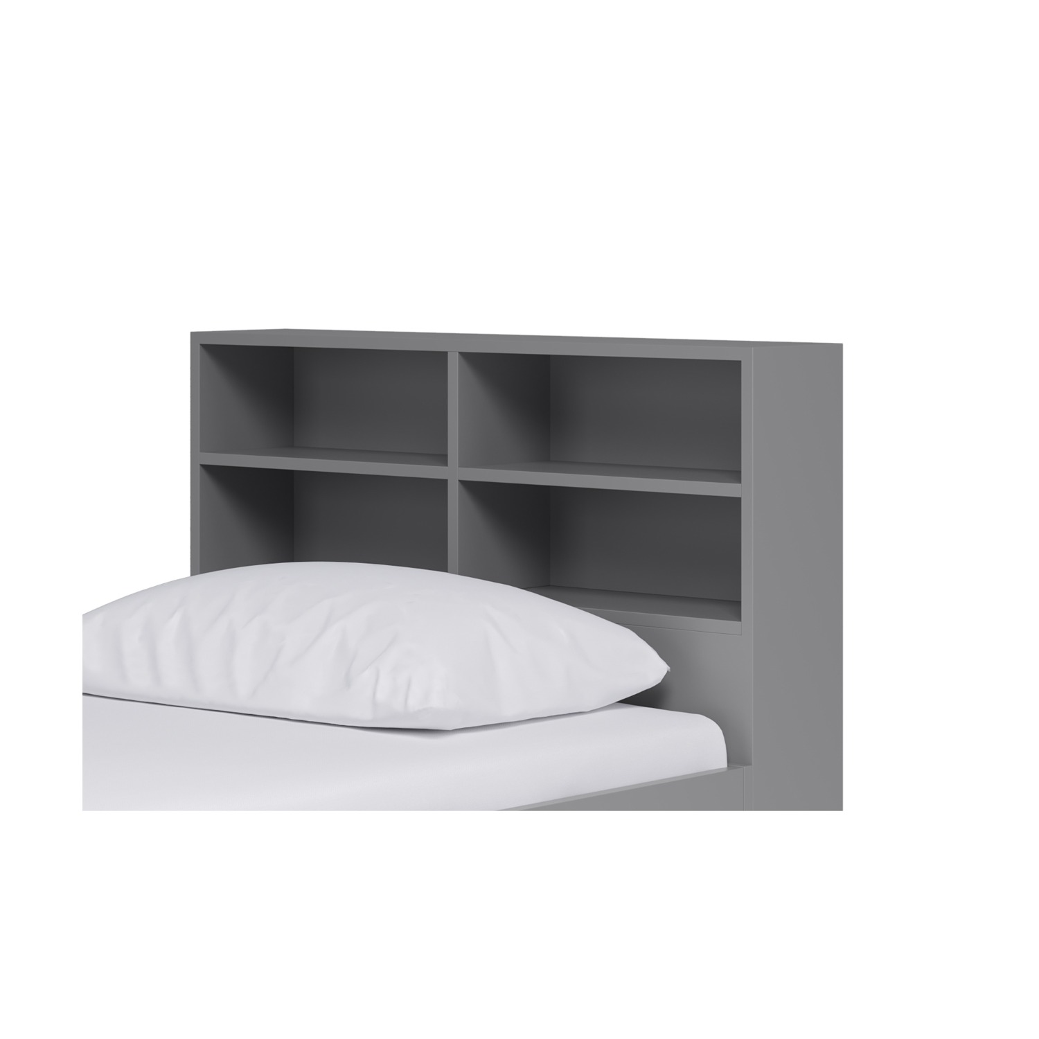 k4g_1_wr.jpg Bookcase Headboard Attachment - Grey - Image 1