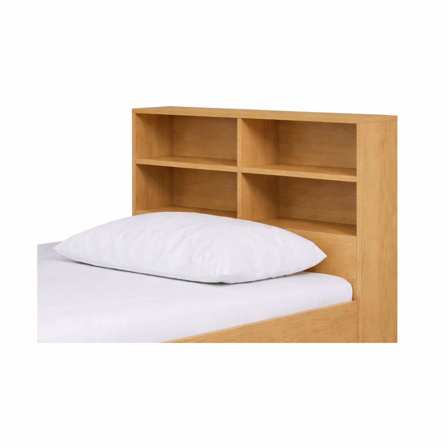 k4o_1.jpg Bookcase Headboard Attachment - Oak Effect - Image 1