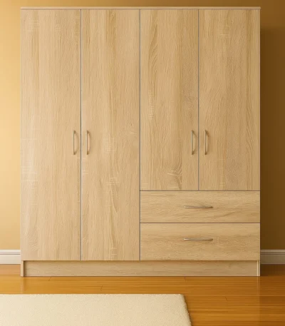 Kendal 4 Door Wardrobe