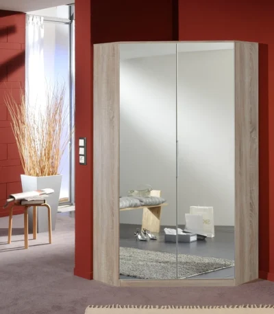 Kendal Corner Wardrobe with Mirror