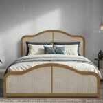 Kensington Pine Rattan Ottoman Bed