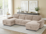 Langdale U Shape Corner Sofa Bed