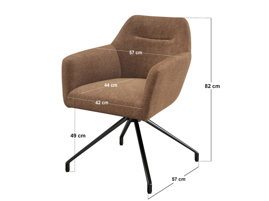 Lexi & Isla Dining Set Extendable Table with 4 Swivel Chairs