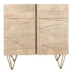 Light Gold 2 Door Medium Sideboard - Image 5