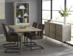 Light Gold Dining Table - Image 3