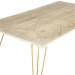 Light Gold Dining Table - Image 4