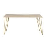 Light Gold Dining Table - Image 6