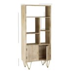 Light Gold Large Bookcase 2 Door - Image 4