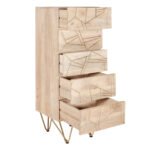 Light Gold Tall Chest of Drawers - Image 3