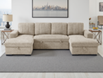 Lindale U Shape Corner Sofa Bed