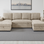 Lindale U Shape Corner Sofa Bed