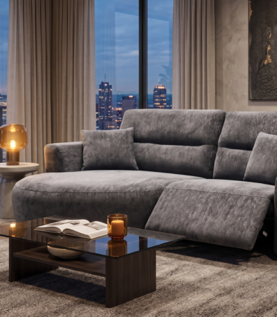 Lulworth Corner Electric Recliner Sofa