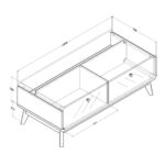 LV44 Coffee Table - Columbian Walnut - Image 3