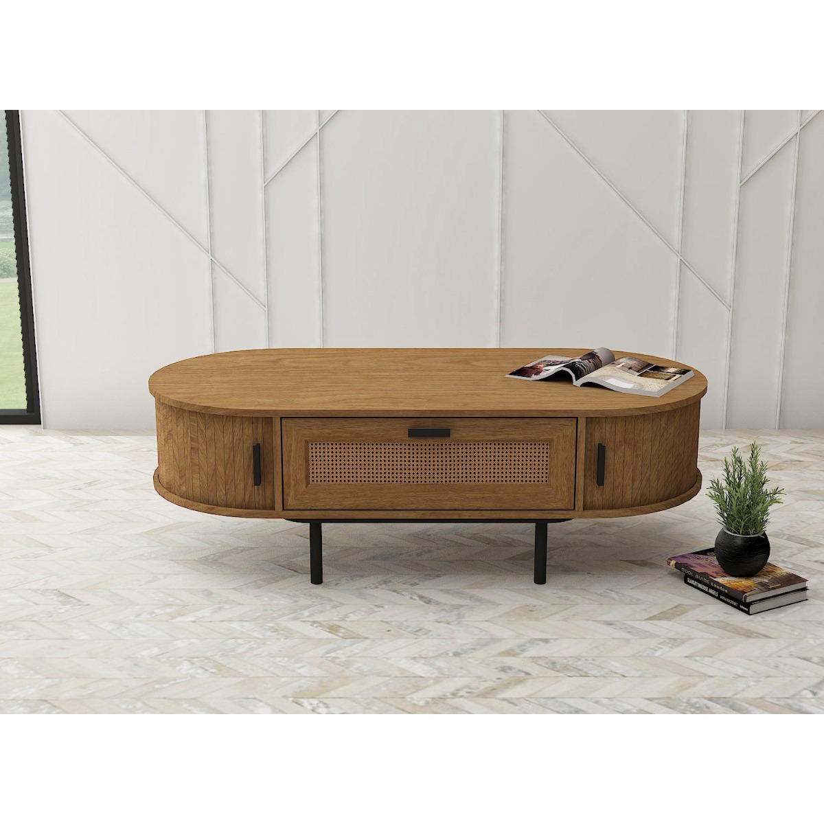 lv55cft5514-3.jpg LV55 Coffee Table - Light Oak - Image 1