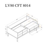 LV80 Coffee Table - Light Oak - Image 3