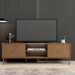 LV80 TV Cabinet 1.6m - Light Oak