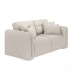Mabel 2 Seater Sofa Beige Chenille