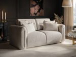 Mabel 2 Seater Sofa Beige Chenille