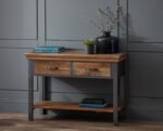 Metropolis Industrial 2 Drawer Console Table - Image 3