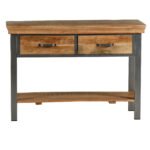 Metropolis Industrial 2 Drawer Console Table - Image 4