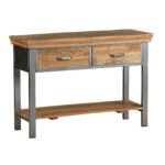 Metropolis Industrial 2 Drawer Console Table - Image 5