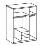 Nairn 3 Door Wardrobe
