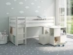 Nora Mid Sleeper Craft Cabin White