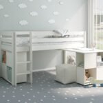 Nora Mid Sleeper Craft Cabin White