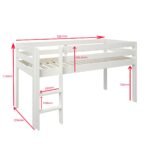 Nora Mid Sleeper Full Set White