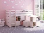 Nora Mid Sleeper Full Set White